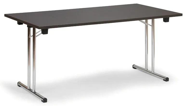 Skladací konferenčný stôl FOLD, 140x69 cm, wenge