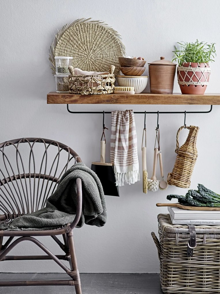 Bloomingville Sklenená dóza s plastovým viečkom Tessa 9xV.9 cm