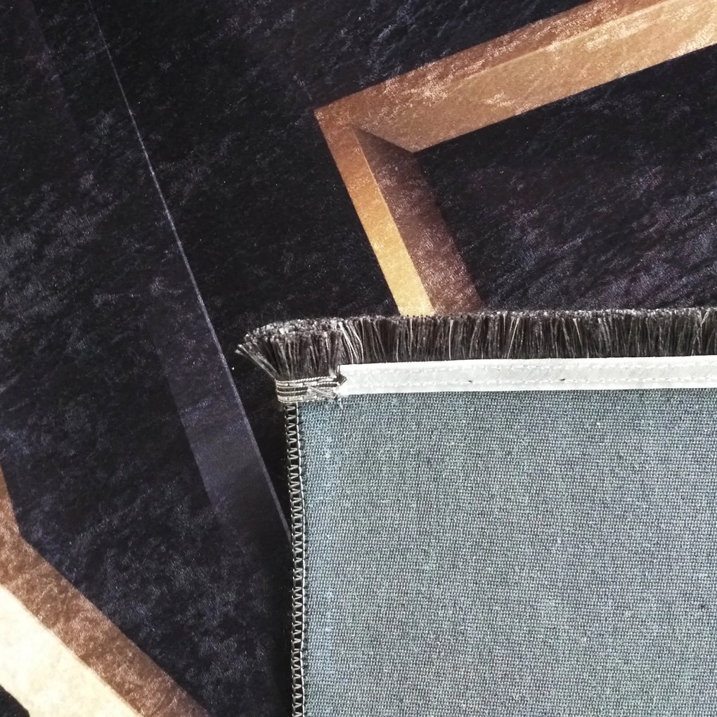 DY ČIERNY a ZLATÝ 03 koberec Rozmer: 180x280 cm