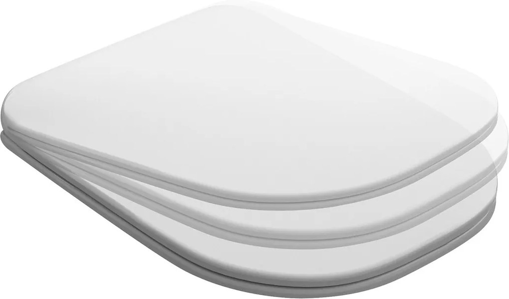 Tribeca 519101 WC sedátko Soft Close SLIM, duroplast, biele
