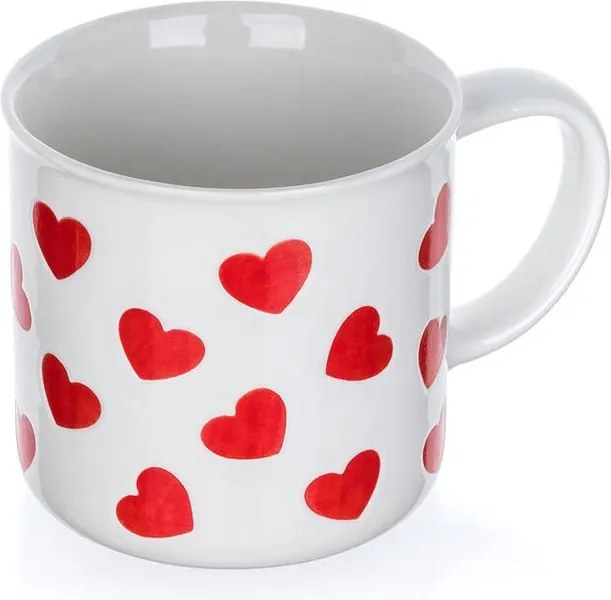 Súprava keramických hrnčekov RED HEARTS 350 ml 2 ks