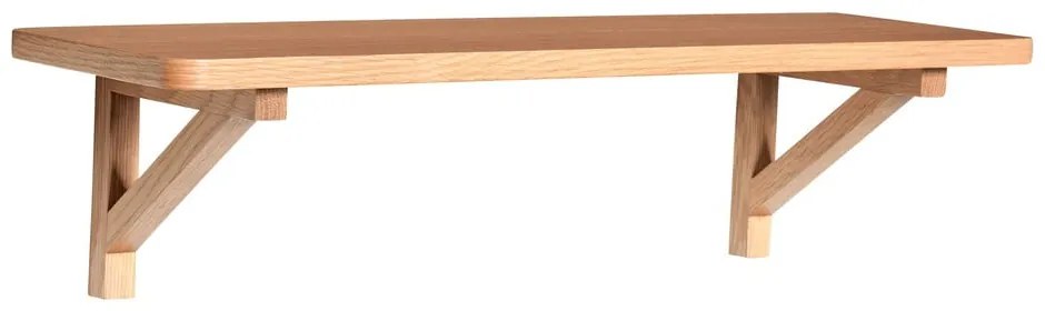 Polica v dekore duba v prírodnej farbe 60 cm Arki – Hübsch