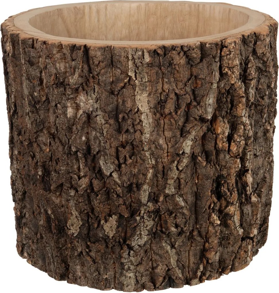 Prírodný kvetináč z kmeňa stromu Paulownia - Ø 35*30cm