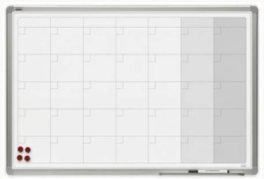 Toptabule.sk Mesačná plánovacia tabuľa 90x60 cm