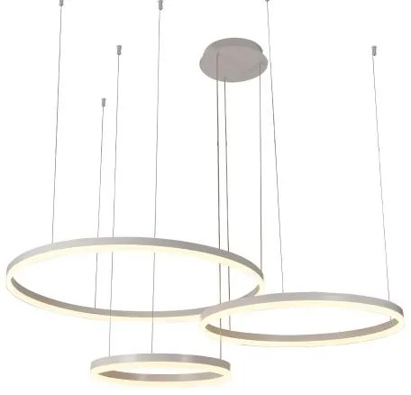 LED Stmievateľný luster na lanku LED/125W/230V 3000-6500K + diaľkové ovládanie