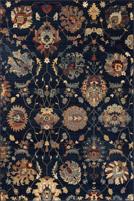 Koberec OMEGA Latica tmavomodrý