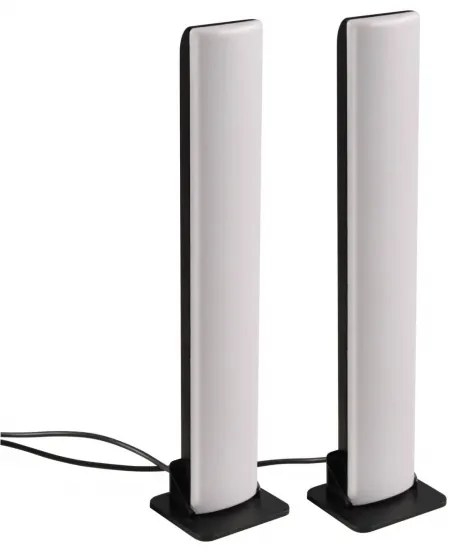 SADA 2x LED RGB Stmievateľná stolná lampa LED/5W/5V + diaľkové ovládanie