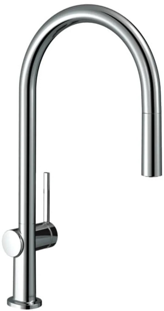 Drezová batéria Hansgrohe Talis s vyťahovacou sprškou chróm 72803000