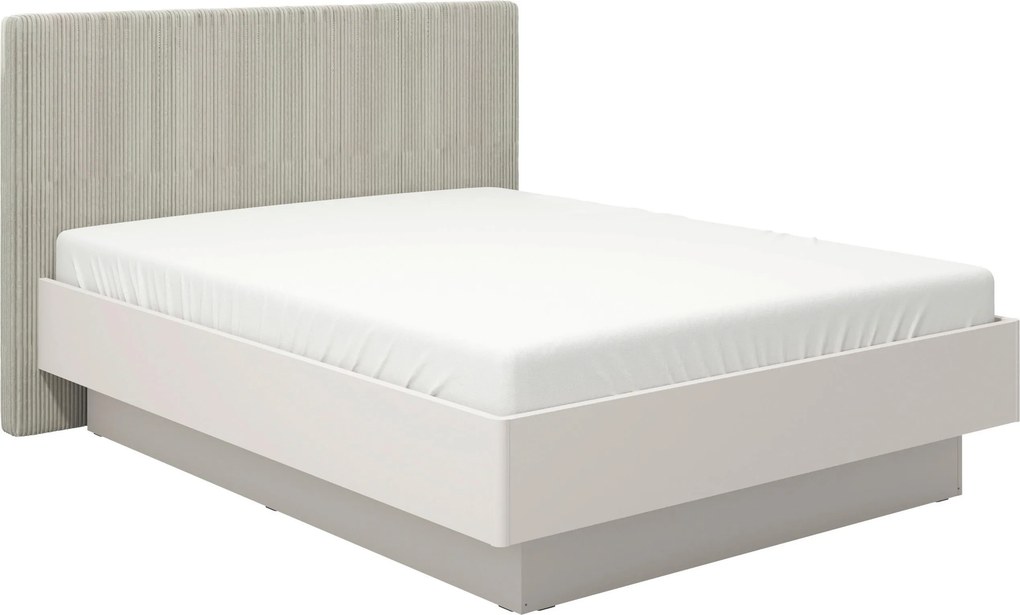 XXXLutz POSTEĽ, 160/200 cm, svetlosivá, kašmírová Xora - Postele - 000834013301