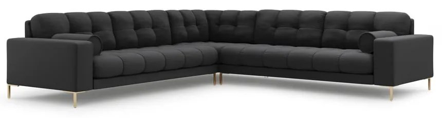 Tmavosivá rohová variabilná pohovka Bali – Cosmopolitan Design