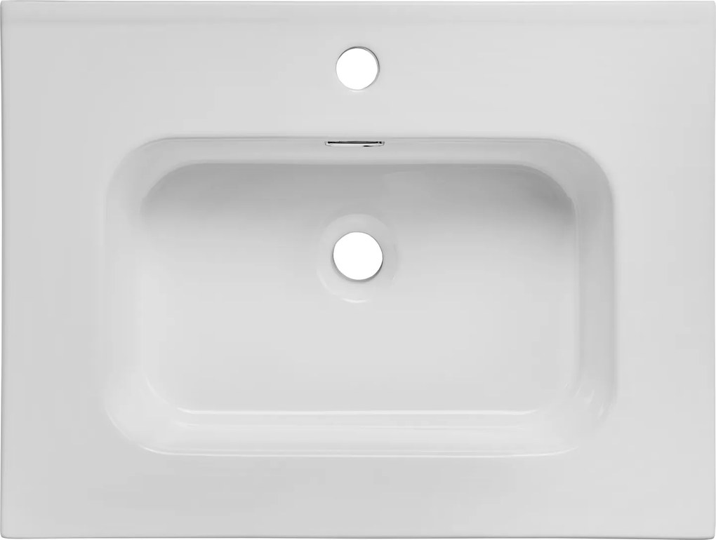 Comad Nábytkové keramické umývadlo GO 60-8095, 61x46 cm, biela lesklá