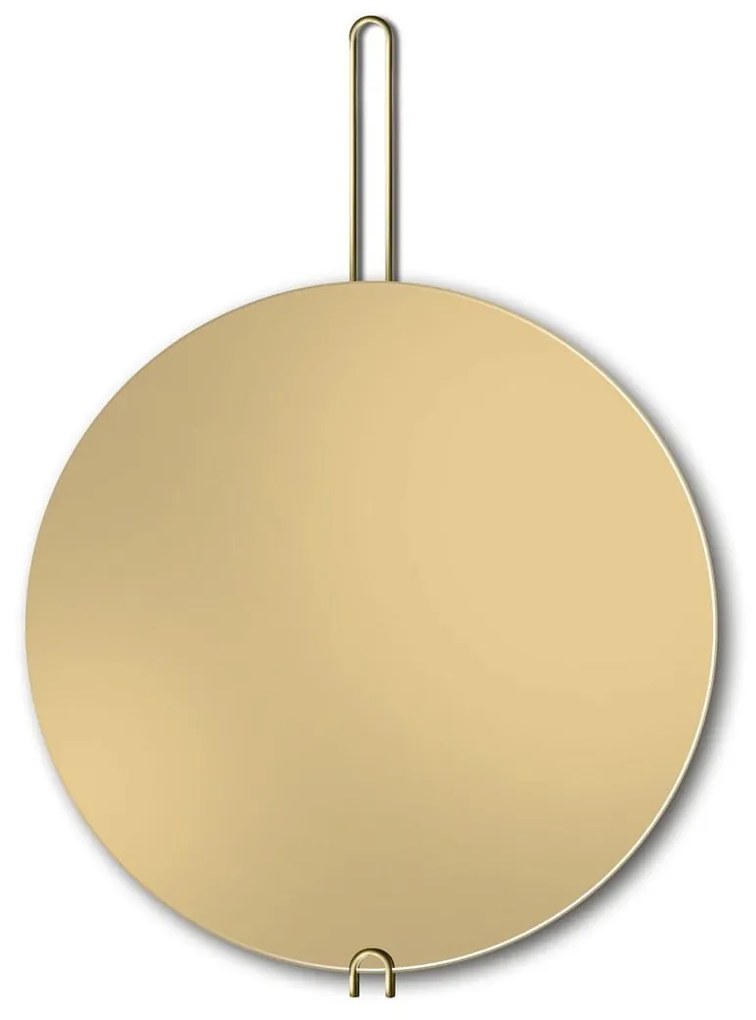 Zrkadlo Hoko Gold Rozmer: Ø 90 cm