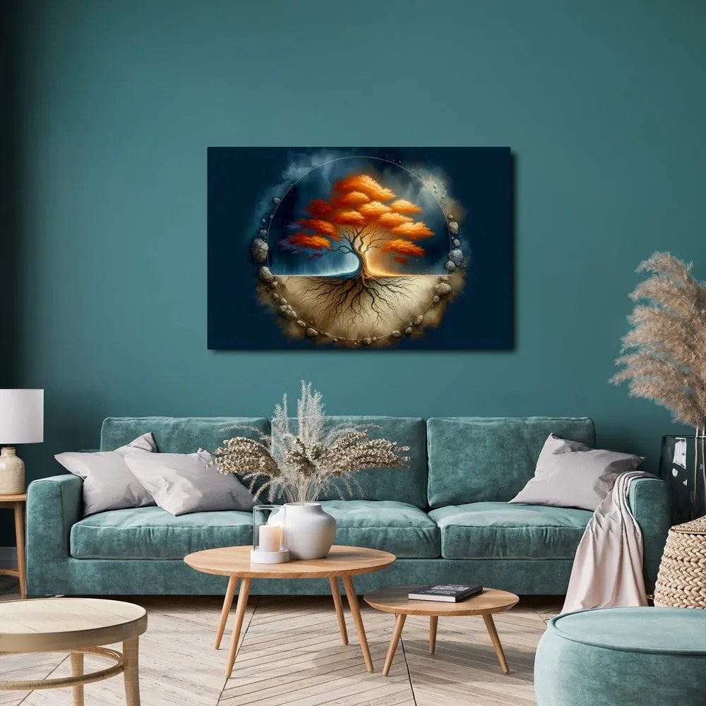 Obraz strom života v kruhu