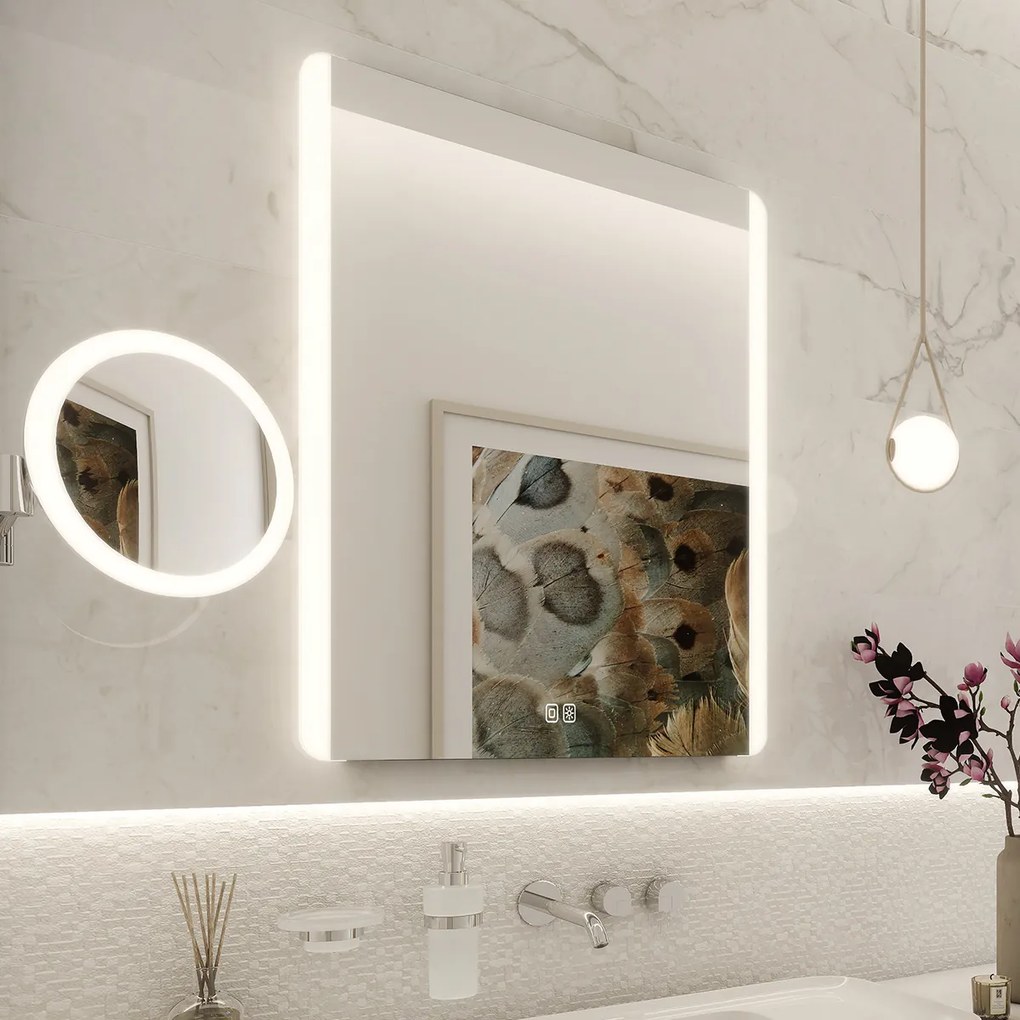 Nimco LED zrkadlo 600x800 s dvoma dotykovými senzormi - ZP 17002VX