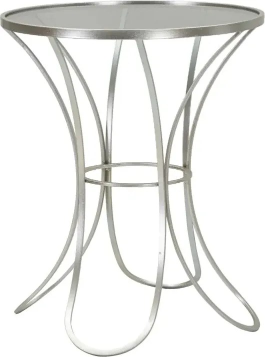 Odkladací stolík Trixy 56 cm strieborný