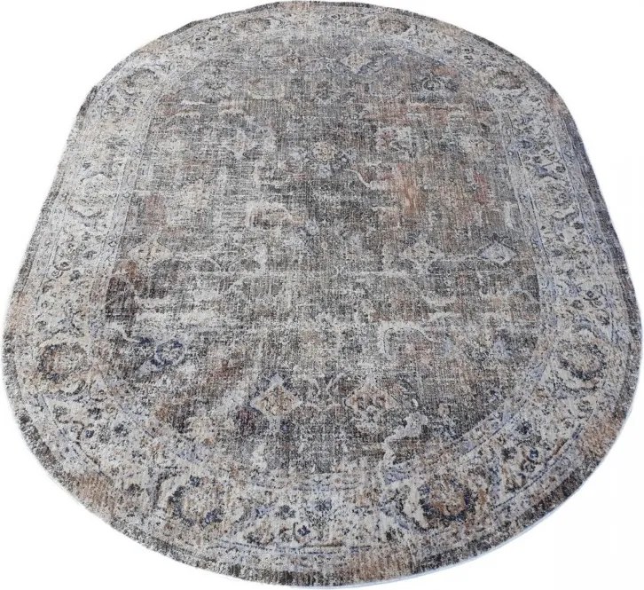 DC Koberec Kentucky 546 ovál modrá Rozmer: 160×220 cm