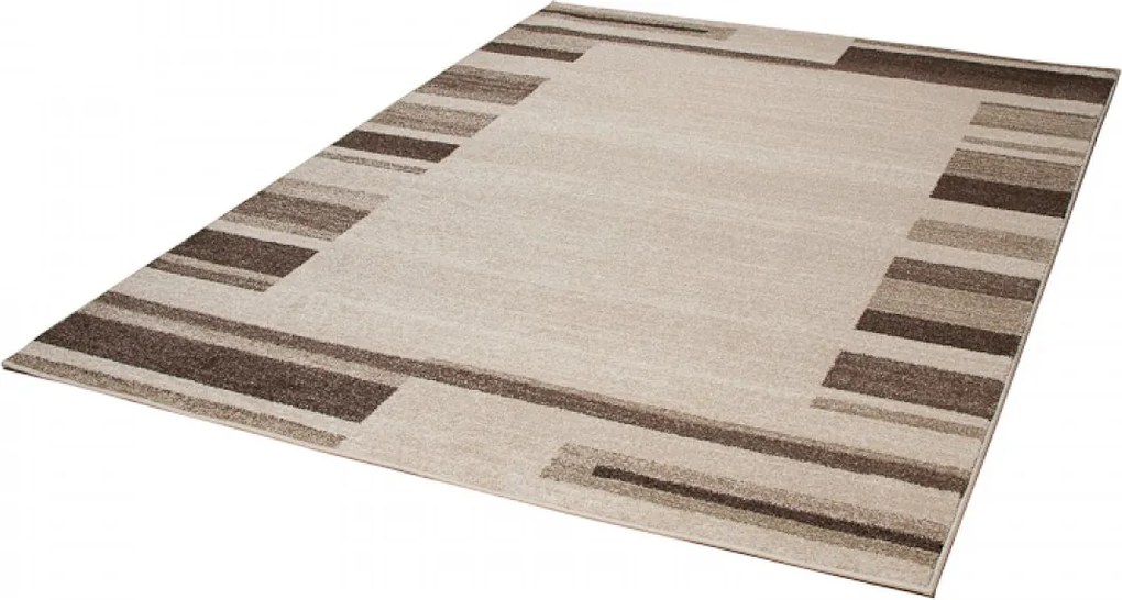 TA Koberec 3438A BÉŽOVÉ SÁRÍ 3UX Rozmer: 200x290 cm