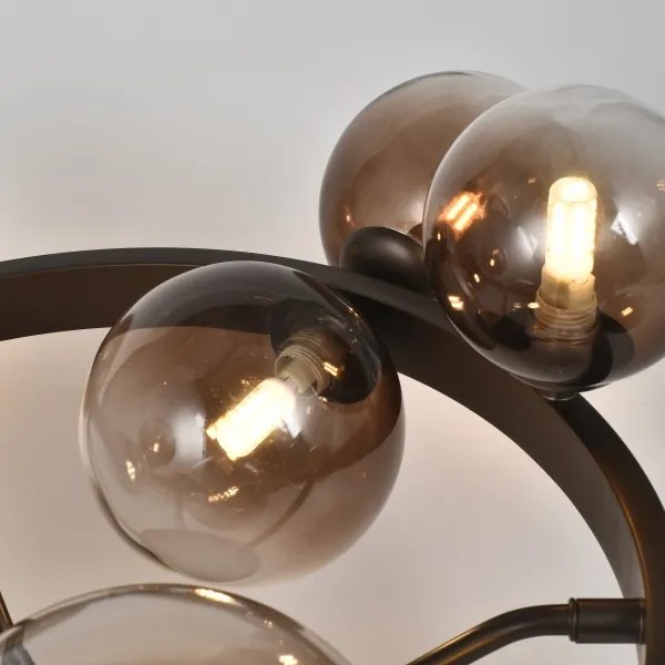 Brilagi - LED prisadený luster MILLA 10xG9/3W/230V hnedá/dymová hnedá
