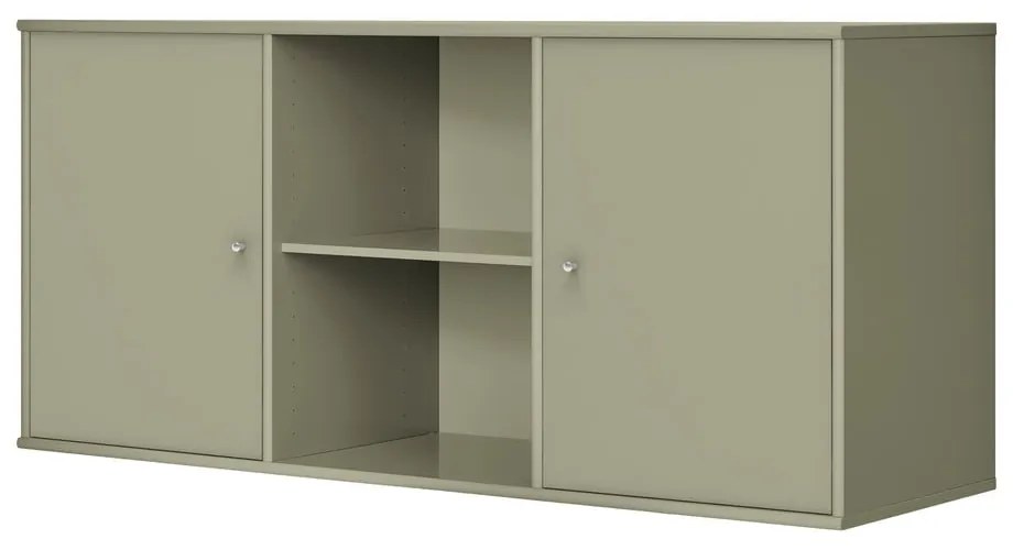 Kaki závesná komoda 133x61x42 cm Mistral – Hammel Furniture