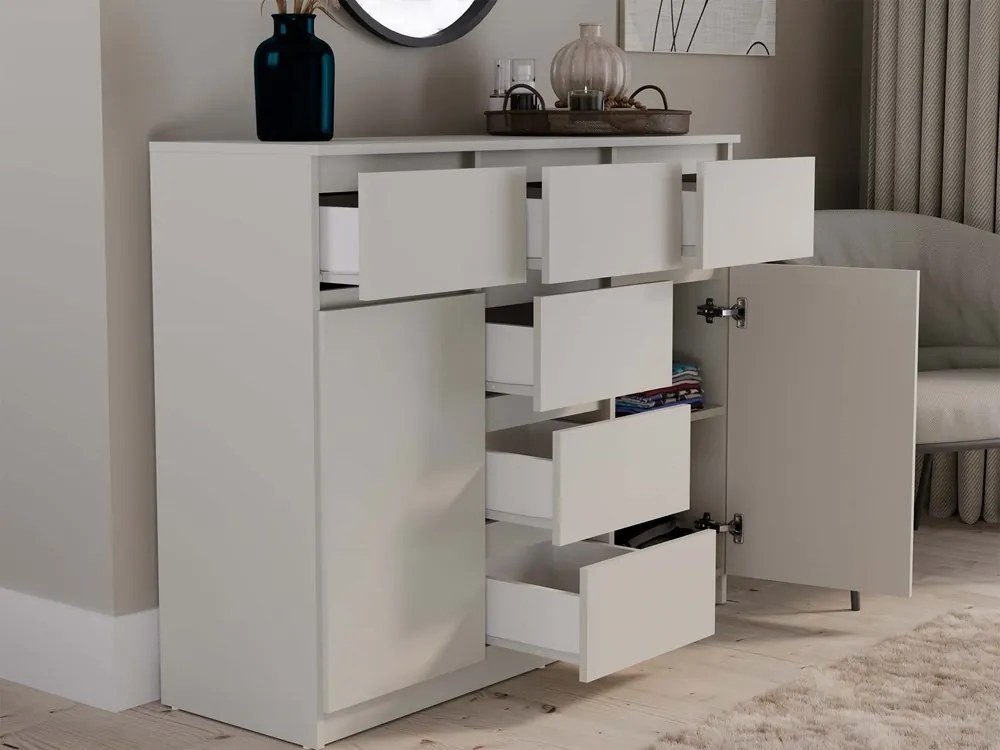 Komoda MALWA 2D6S 120 cm kašmírová