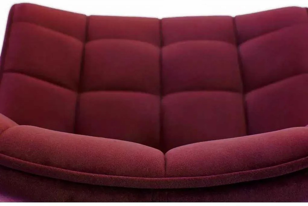 LuxuryForm DESIGN Stolička ORLEN VELUR - vínová