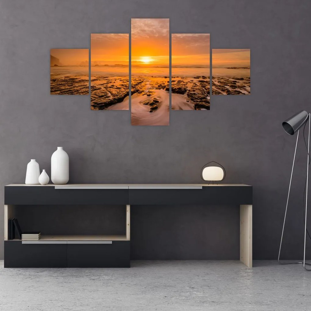 Obraz západu slnka (125x70 cm), 40 ďalších rozmerov