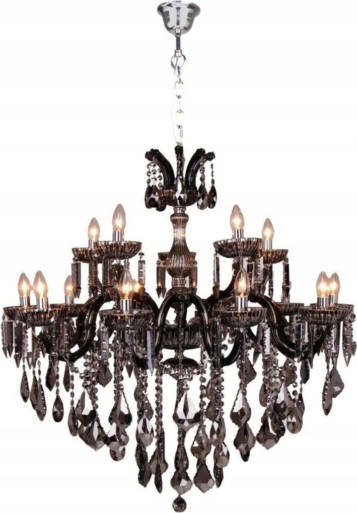 Zumaline 17801/10+5 Chateau závesné svietidlo chróm