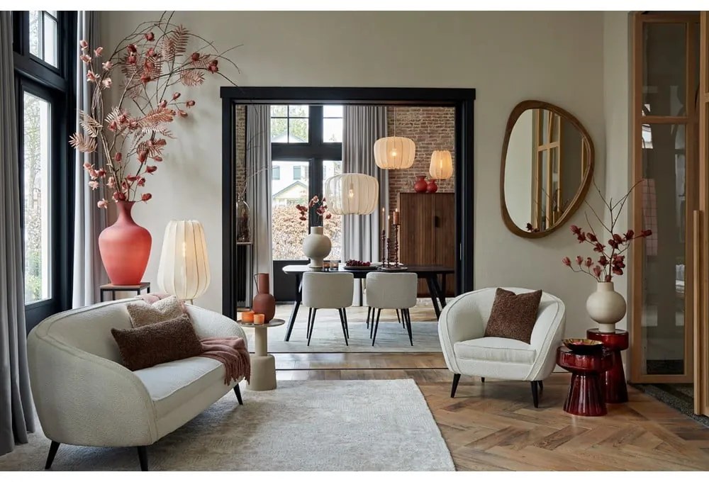 Nástenné zrkadlo s dreveným rámom 120x80 cm Sonora – Light &amp; Living