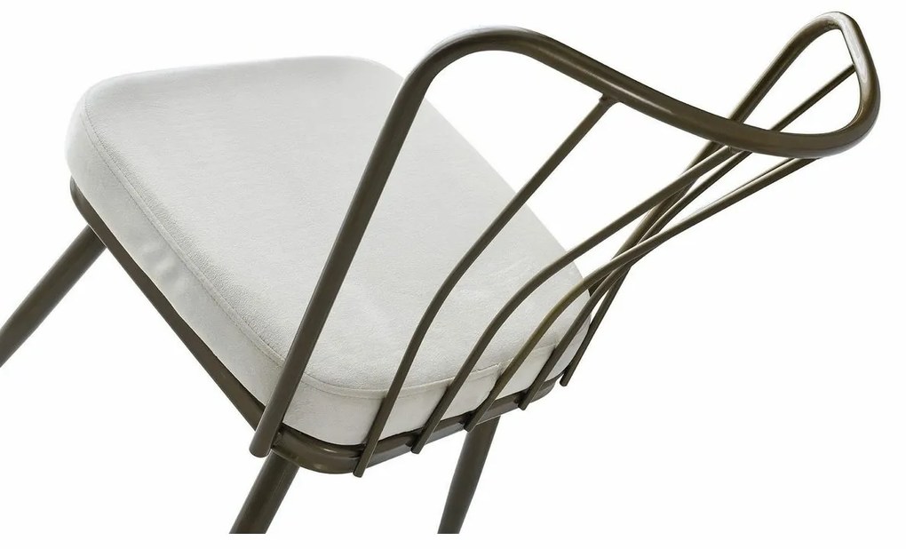 Súprava jedálenských stoličiek Yildiz Cream and Brown, 4 ks, 4 ks