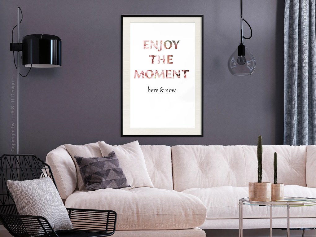 Artgeist Plagát - Enjoy the Moment [Poster] Veľkosť: 20x30, Verzia: Zlatý rám