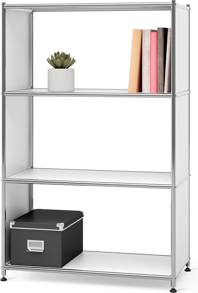 Kovový regál »CN3« s 3 priehradkami