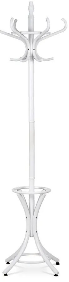 Stojanový vešiak 188 x 49 cm, biely