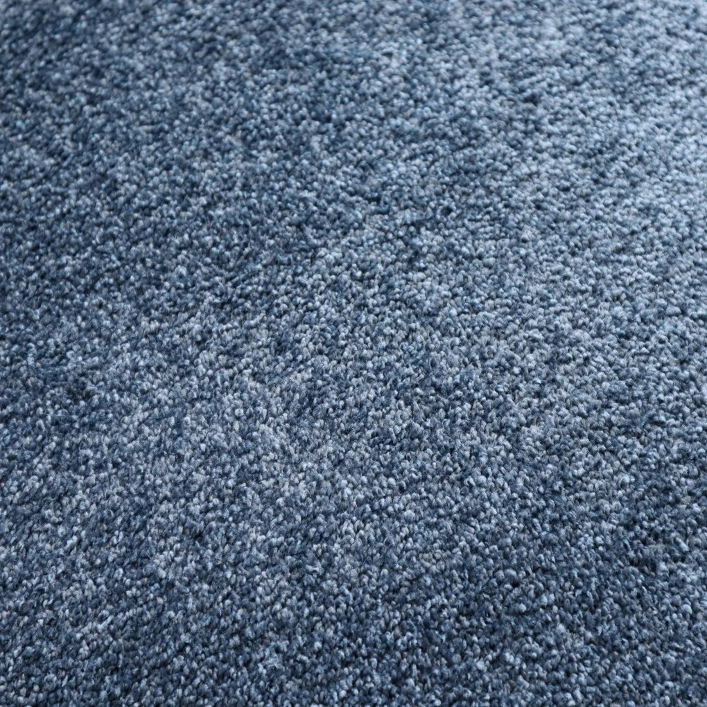 ITC, Metrážny koberec Feliz 079, na mieru, šíře 4m, modrá, filc, detská izba