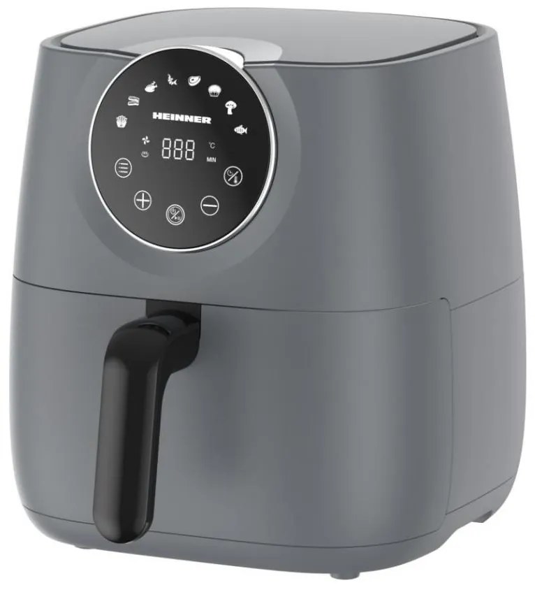Heinner HAF-B6GREY1700 - Teplovzdušná fritéza 5,7 l 1700W/230V šedá
