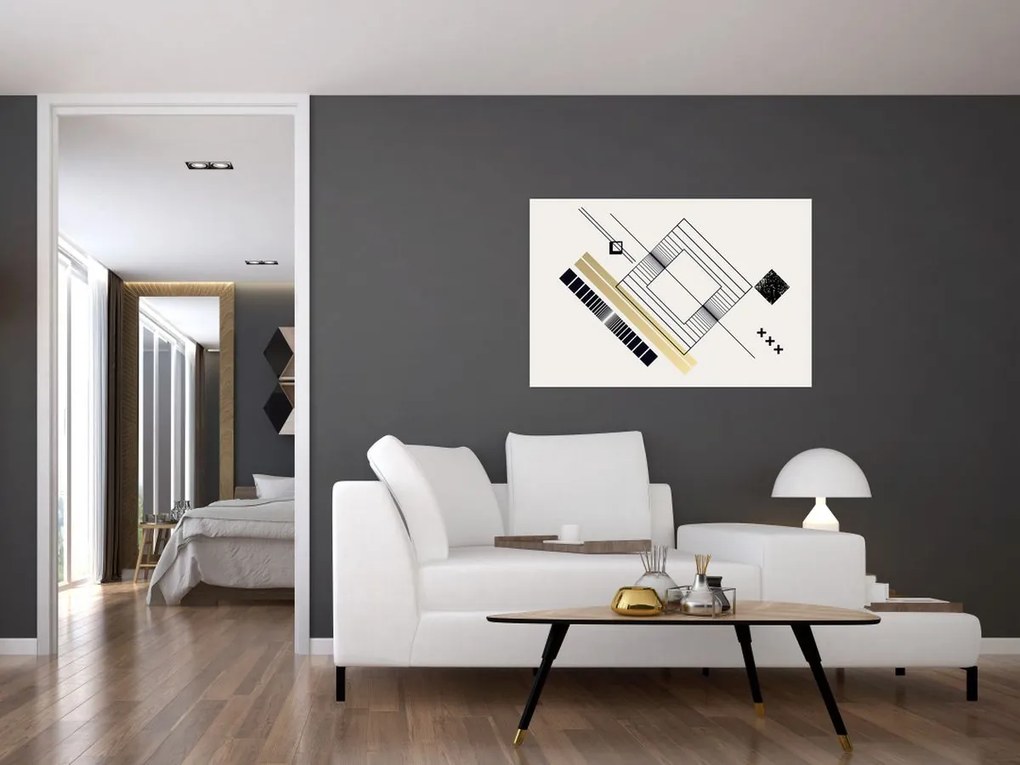 Obraz - Geometrické tvary N⁰6 (90x60 cm)