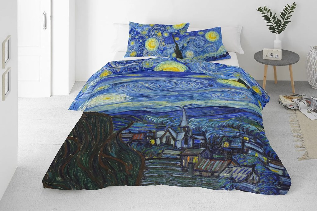 Áčko a.s. Ružomberok Obliečky MAKOSATÉN Vincent van Gogh - Hviezdna Noc, Typ balenia Klasické balenie: 70x90, 140x200