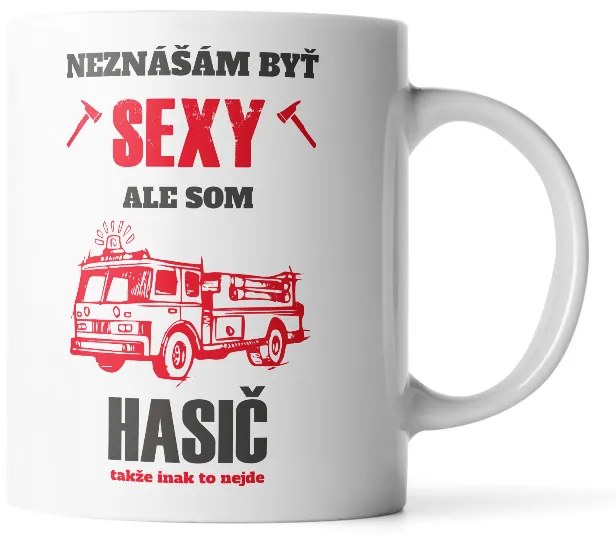 Sablio Hrnek Nesnáším být sexy, ale jsem hasič - 890 ml - XXL