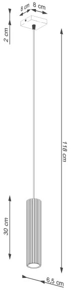Sollux SL.1611 - Luster na lanku KARBON 1xGU10/10W/230V zelená