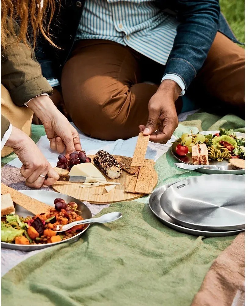 Antikoro jedálenské vidličky v súprave 4 ks v striebornej farbe Spork – Black + Blum