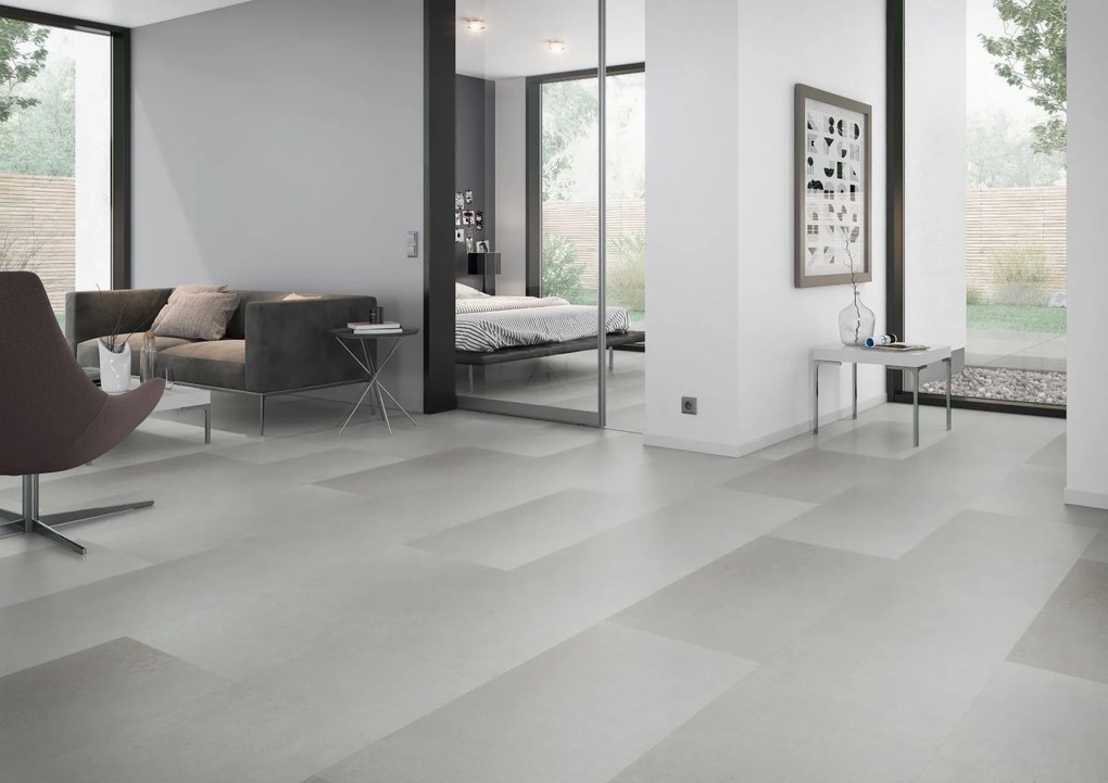 Oneflor, Vinylová podlaha lepená ECO 55 072 Urban Light Grey, 914,4 x 457,2 mm