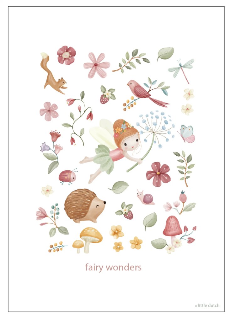 Plagát A3 Fairy Wonders