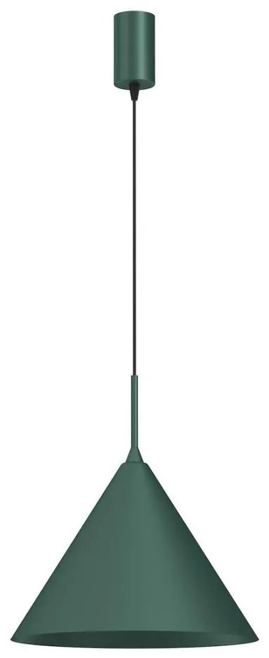 Luster na lanku CAPITAL 1xGX53/15W/230V priemer 32 cm zelený