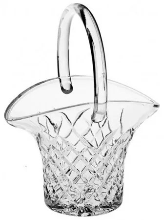 Crystal Bohemia DIAMOND sklenený košík 230 mm