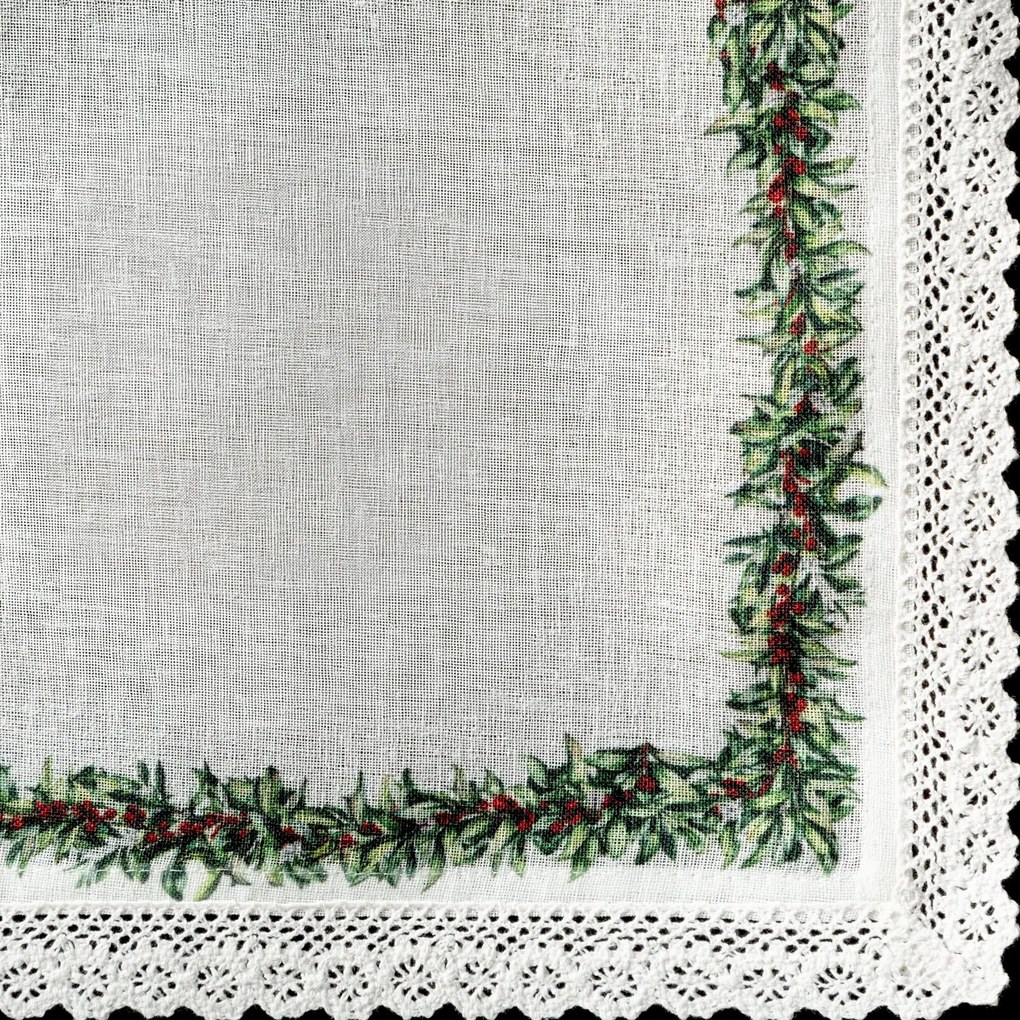 VIANOČNÝ BEHÚŇ NA STÔL XMAS8 40X140 CM VZOROVANÁ