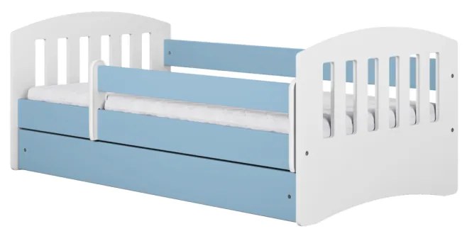 Kocot kids Detská posteľ Classic I modrá, varianta 80x140, bez šuplíků, bez matrace