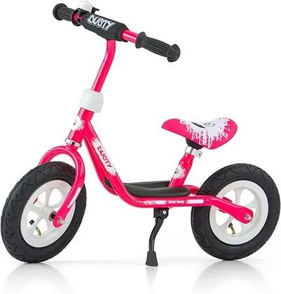 MILLY MALLY Nezaradené Detské odrážadlo bicykel Milly Mally Dusty pink 10" Ružová |