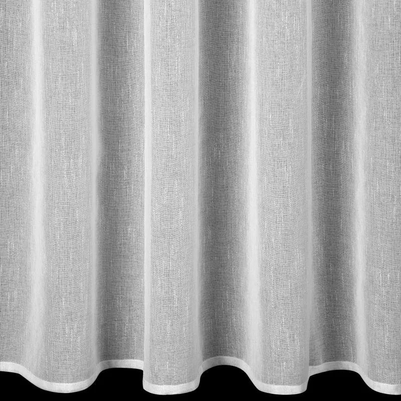 Biela záclona SONIA so štruktúrou jemného dažďa 400x250 cm