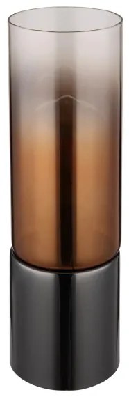 Globo 21000TG - Stolná lampa ANNIKA 1xE27/25W/230V pr. 9 cm čierna/medená