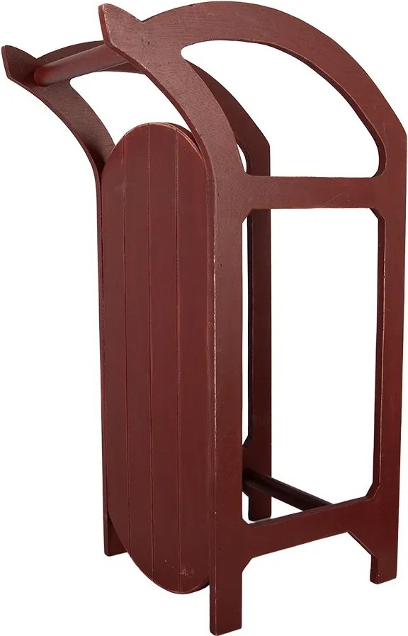 Drevené dekoračné sánky Clayre & Eef – 60*25*35 cm