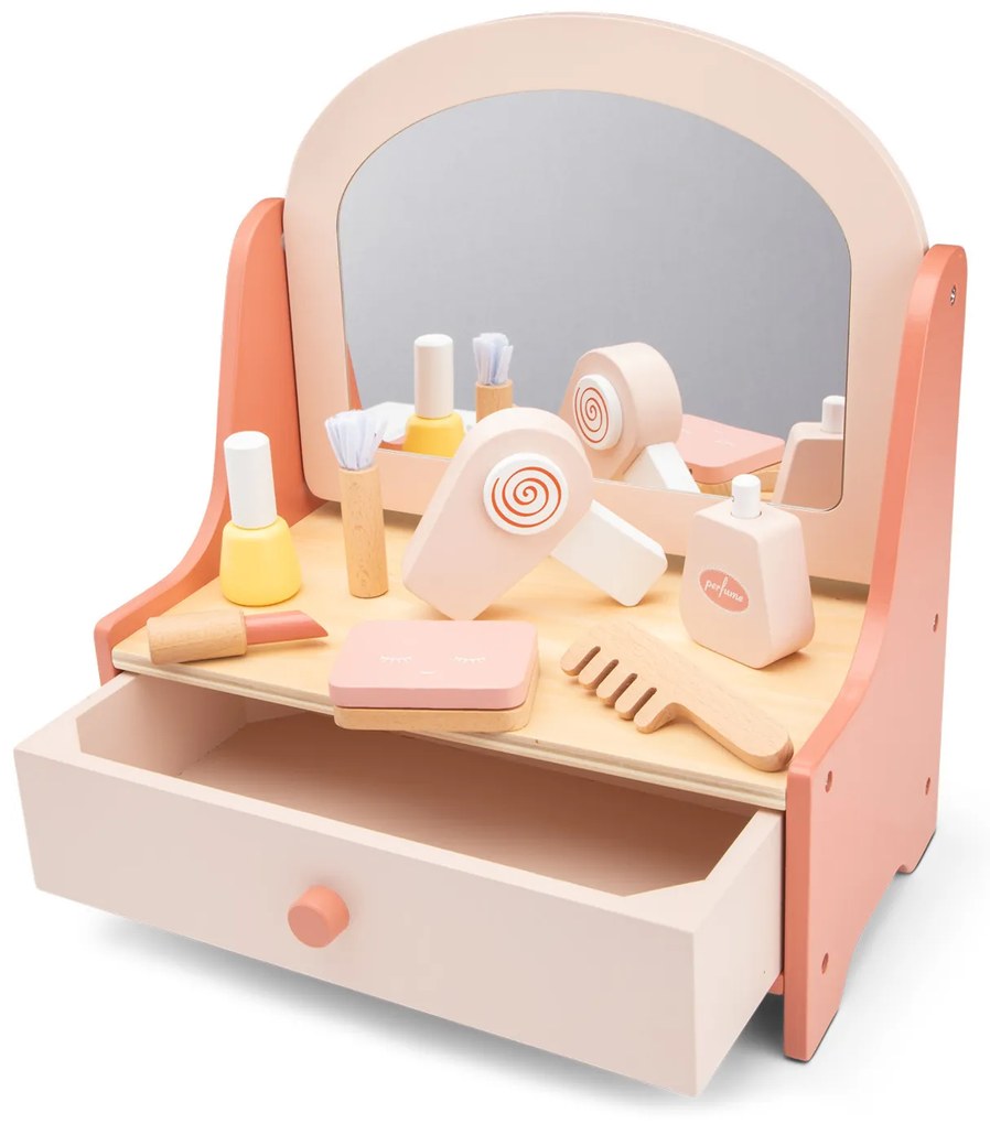 Drevený toaletný stolík